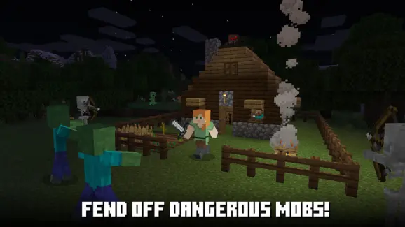 Minecraft APK iOS-Mobs peligrosos